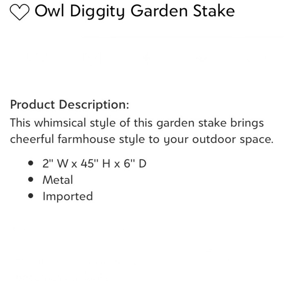 Owl Diggity Garden Stake ๐ - Picture 3 of 8